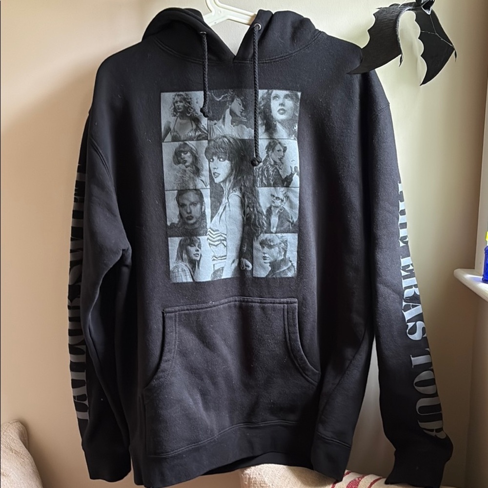 Black Graphic Hoodie